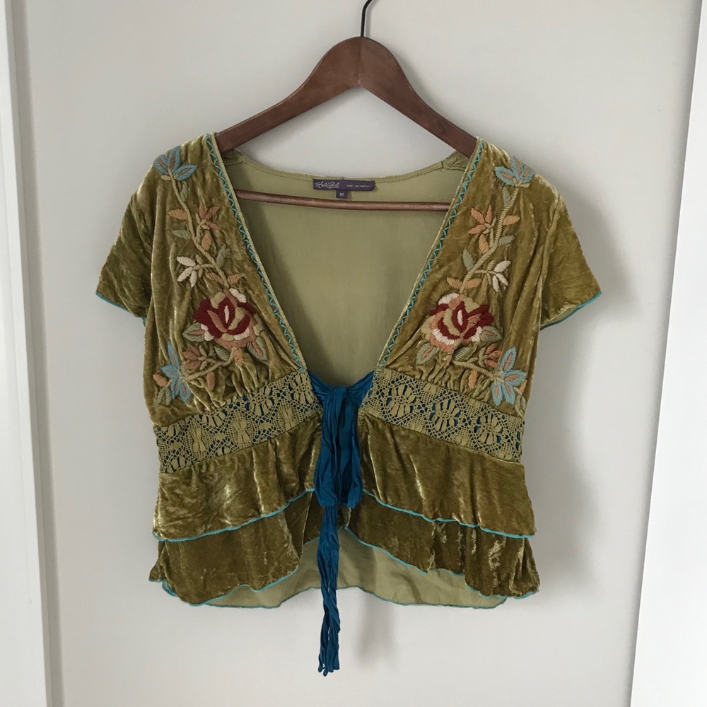 Hale Bob Velvet Burnout Top